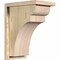 Ekena Millwork Yorktown Rough Sawn Corbel w/Backplate, Douglas Fir, 8"W x 12"D x 16"H COR08X12X16YOR01RDF - alternate 1
